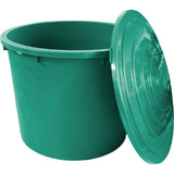 Regentonne mit Deckel und Auslaufhahn