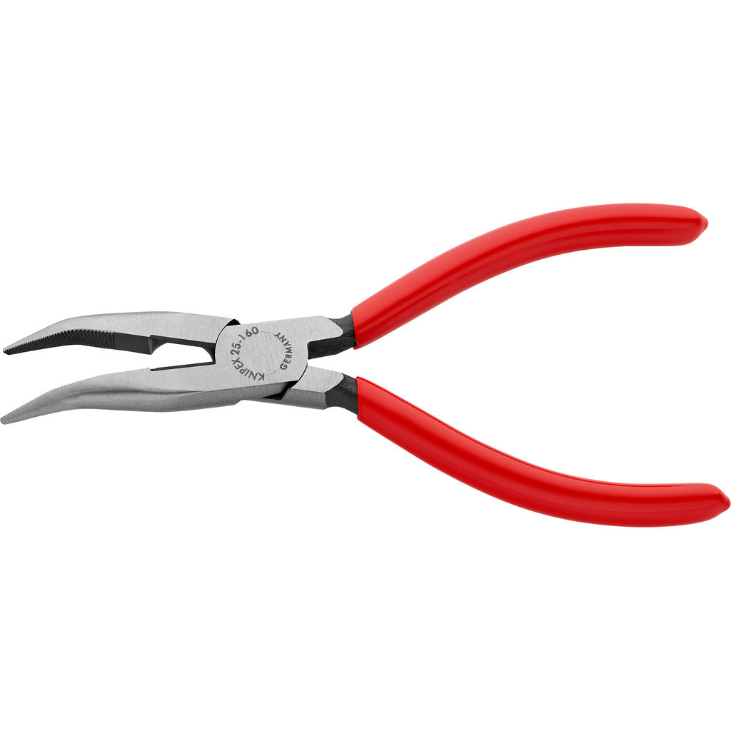 Knipex Flachrundzange mit Schneide / Radiozange