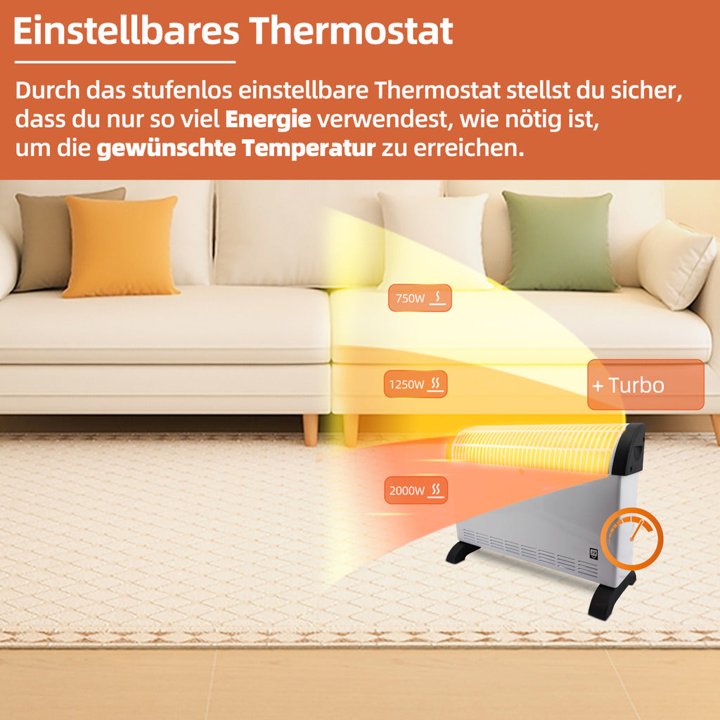 SHX Konvektorheizung mit Turbo-Heizlüfter