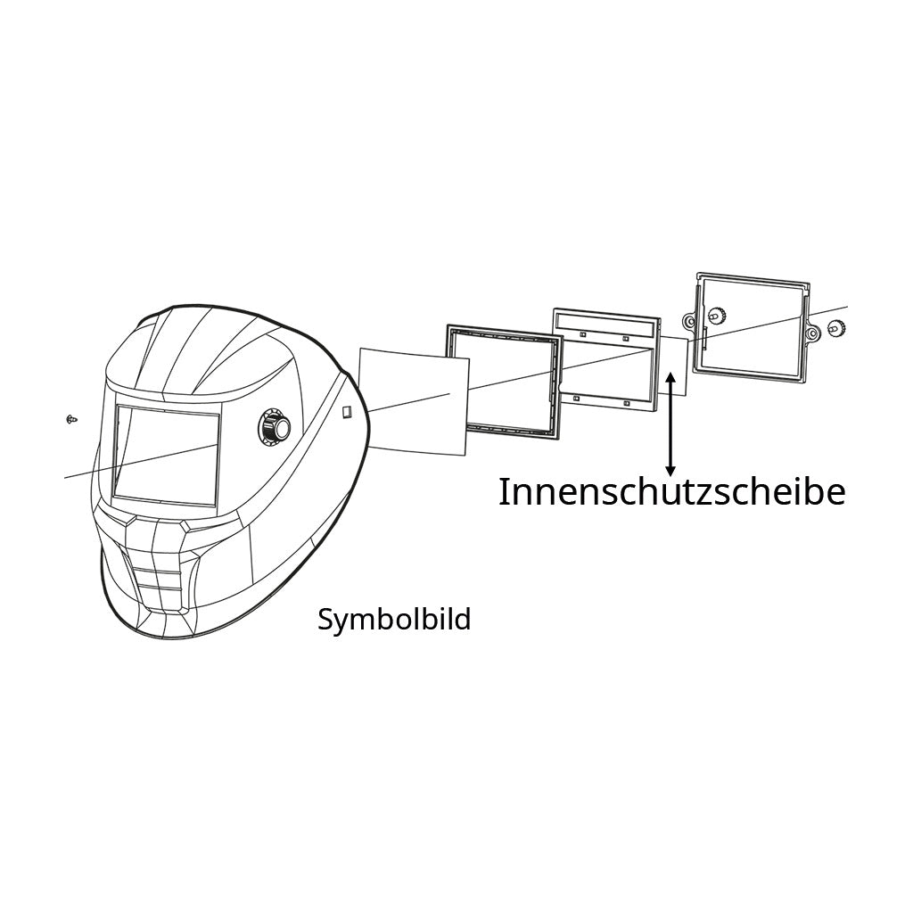 ESAB Schermo interno per caschi di saldatura