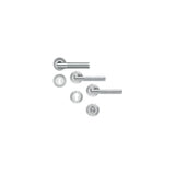 Door handle set model Rio Steel (ER 34)