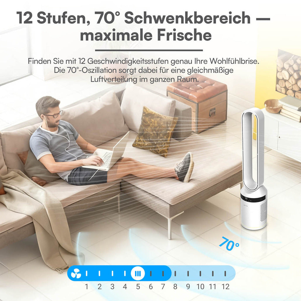 BE COOL Rotorloser Turmventilator