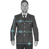 Service blouse "Men" brown / according to ÖBFV regulations