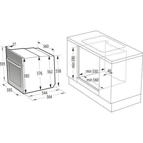 Forno da incasso G600 BC6737E02X