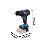 Trapano avvitatore a percussione a batteria EXSB18V-90