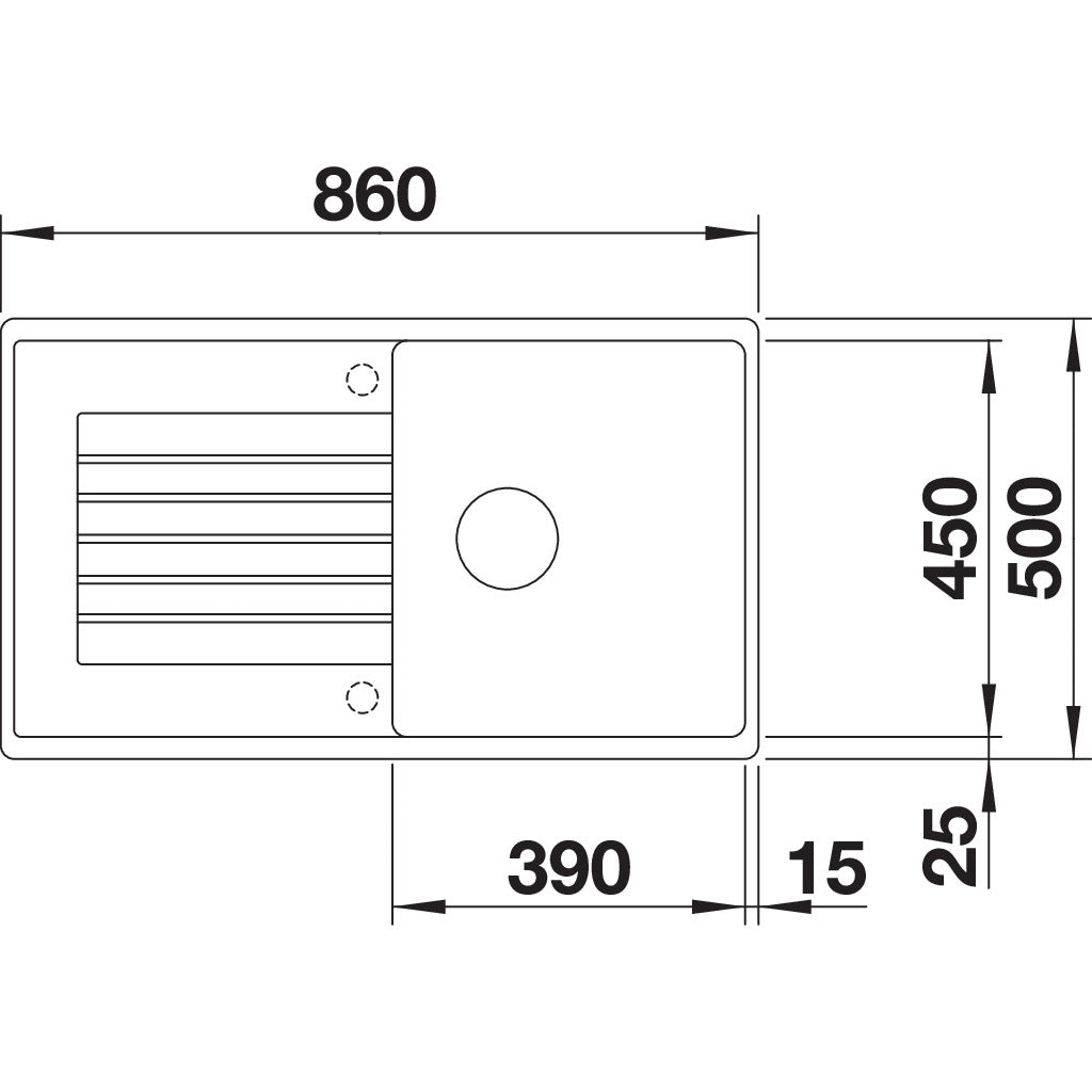 Spüle Silgranit ZIA 5S RV SG