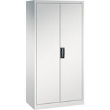 Tool cabinet with hinged doors and Ergo-Lock