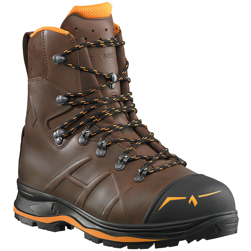 Forstschutz-Lederstiefel S2 schwarz-orange kaufen | Globus Baumarkt Forstschutz-Lederstiefel S2 schwarz-orange kaufen | Globus Baumarkt