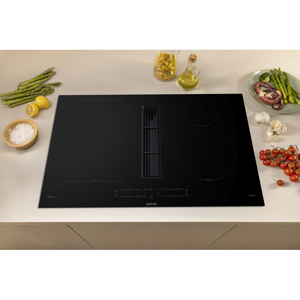 Piano cottura a induzione con cappa integrata G600 GEH8432BSCWF