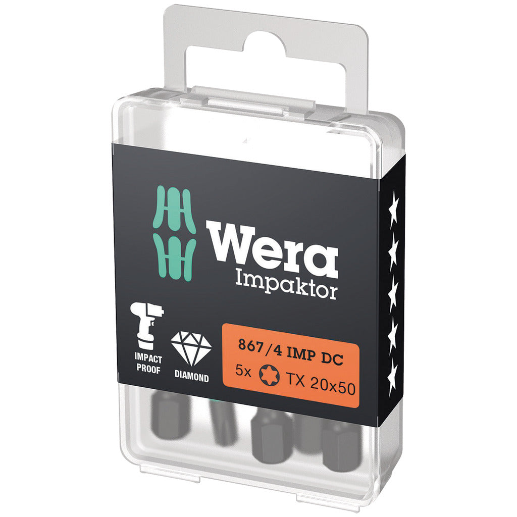 DIY Impaktor Bits 867/4 IMP DC TORX®