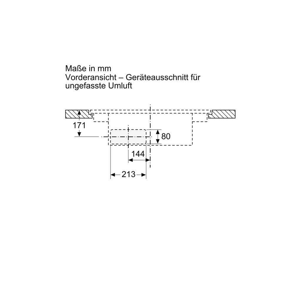 Kochfeld inductionAir Plus iQ700 EX801LX67E