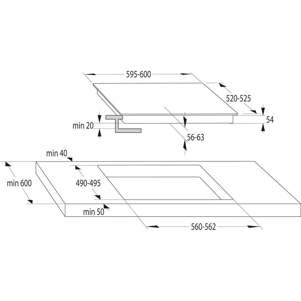 Induktions-Kochfeld G400 GI6401BSC