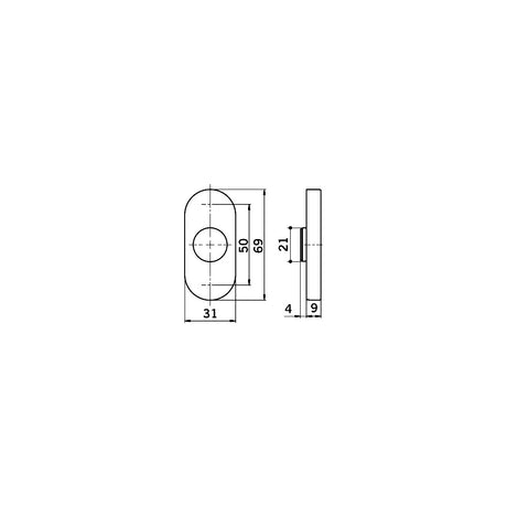 Ovalrosette Premium 6620