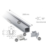 MINI-IN Aluminium Profil Set 2000mm