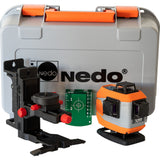 Nedo Multilinien-Laser X-Liner 4D green 4 x 360° Laserlinien