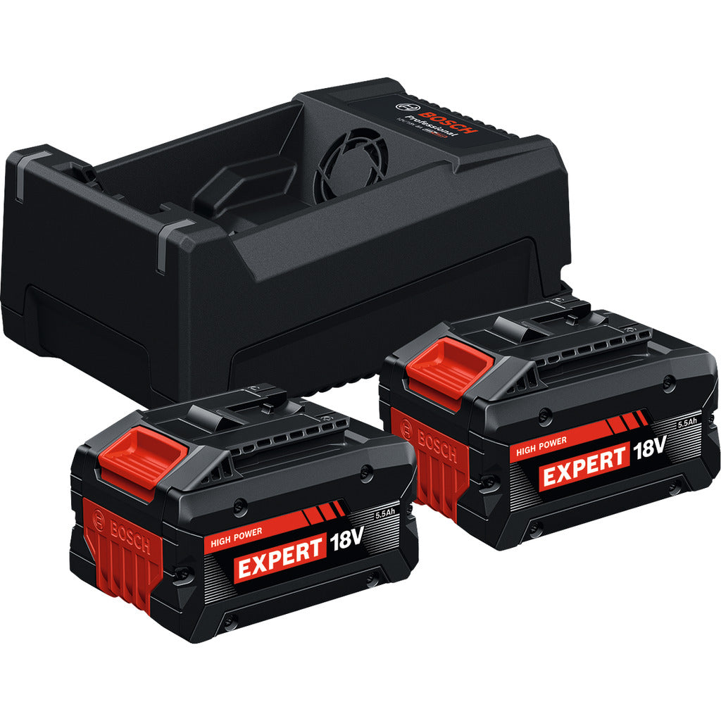 Battery starter set 2x EXBA18V-55 + GAL12V/18V-80