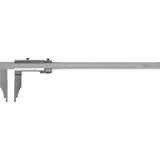 Workshop caliper without tips, with fine adjustment