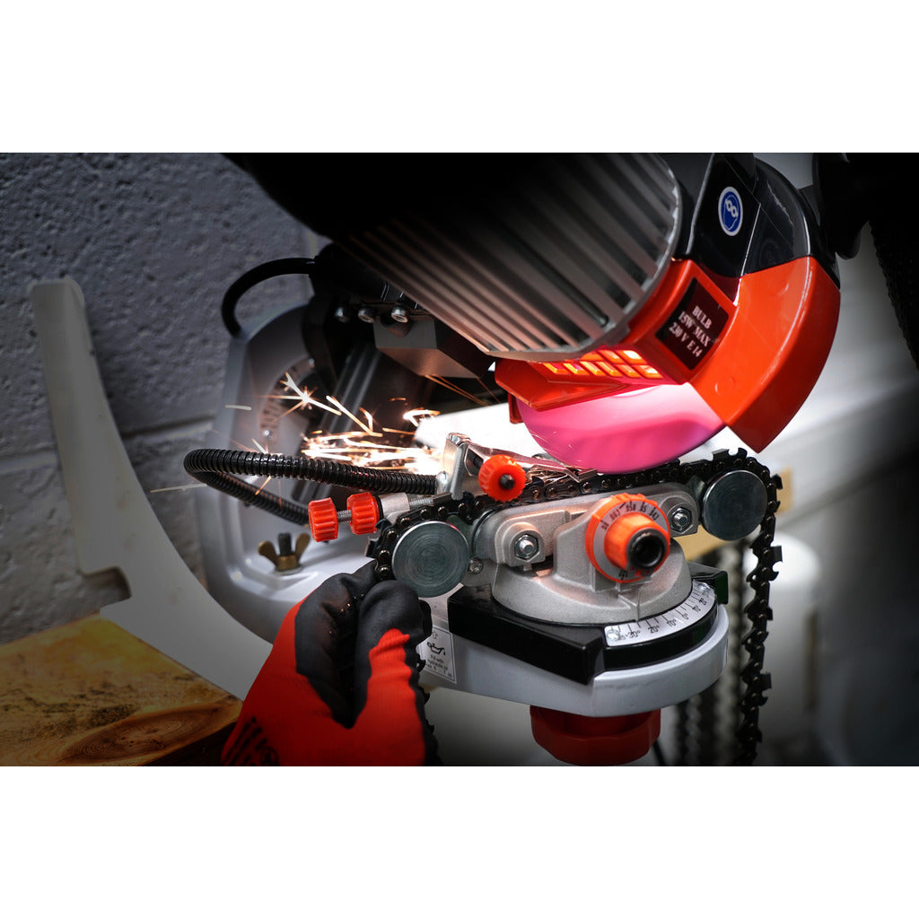 Oregon Profi-Kettenschleifgerät / hydraulisch