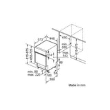 Teilintegrierter Geschirrspüler iQ300 SR53HS74KE