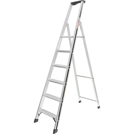 ALU-PRO Stufenstehleiter mit Plattform 70026