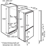 Einbau-Kühl-Gefrierkombination KNS5LE16S