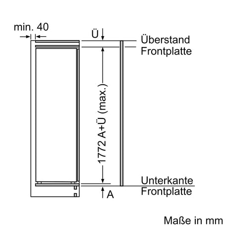 Frigorifero da incasso con vano congelatore iQ500 KI82LADD0