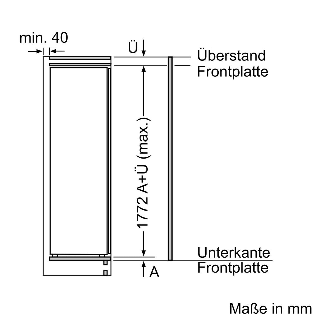 Einbau-Kühlschrank mit Gefrierfach iQ500 KI82LADD0