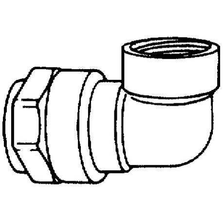 Winkelanschlussverschraubung 90° Typ 122