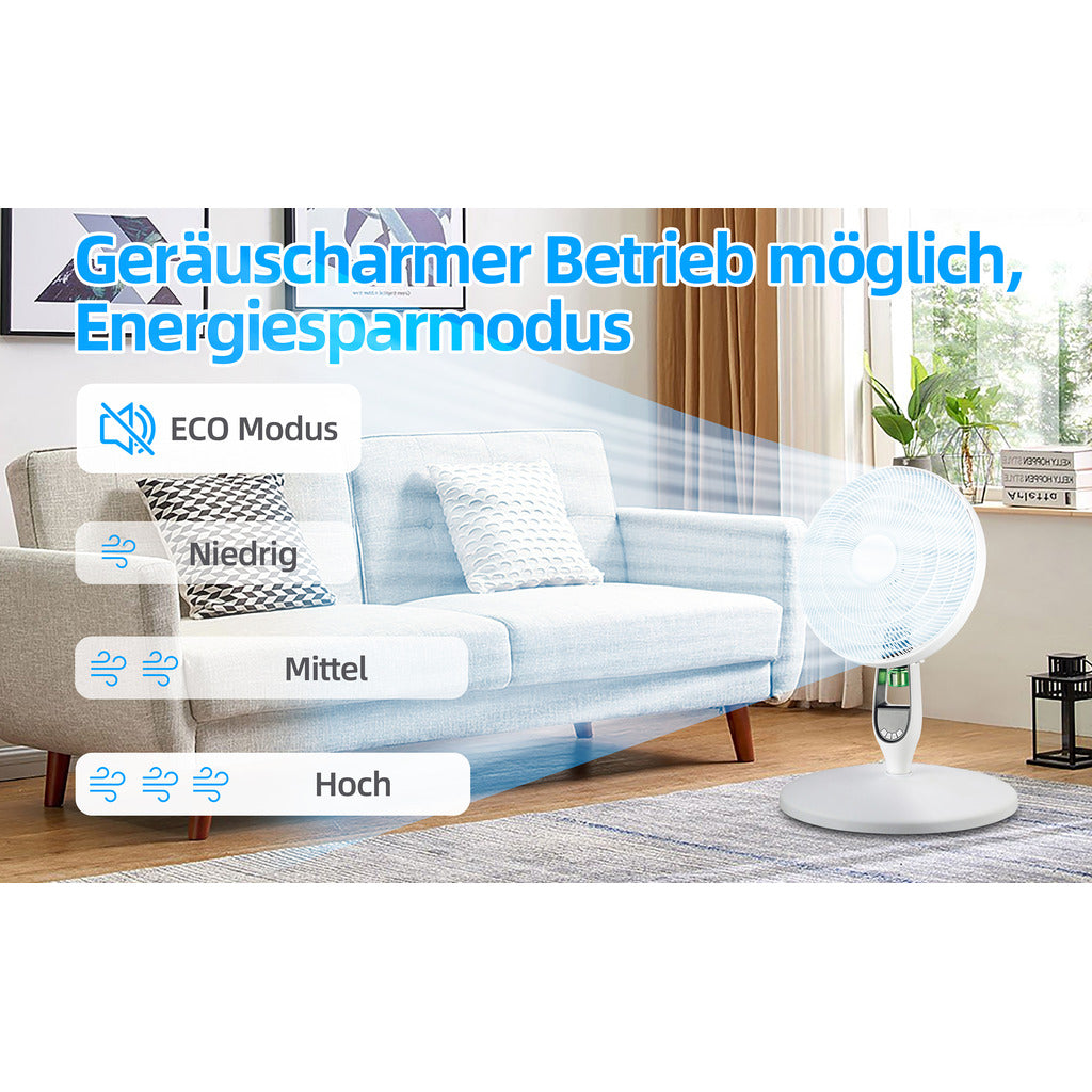 BE COOL Stand- und Tischventilator mit Mückenabwehr