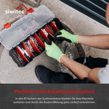 Siwitec Sortimentsbox / 8 Fächer und 7 Trennstege