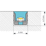 FLEXLINE 66 mit DUO2POL LED-Band 8W