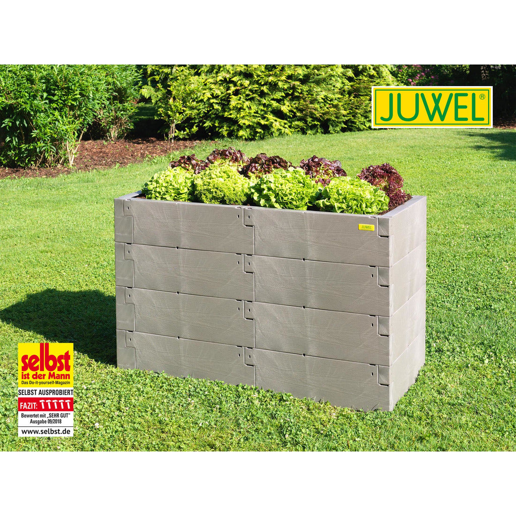 Juwel Hochbeet "Timber" 4-er Set Nordic Wood