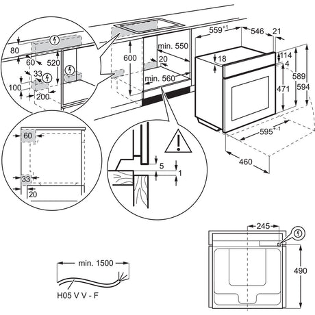 Einbau-Backofen 6000 SenseCook® BE3200B