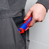 Knipex Abmantelungsmesser mit Gleitschuh &amp; Ratschenfunktion