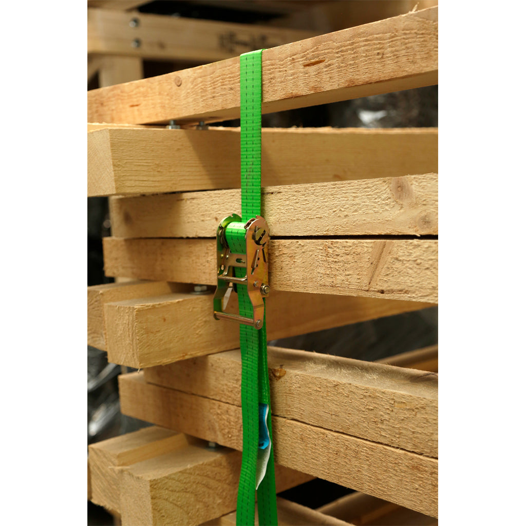Ratschenzurrgurt grün / 1-teilig