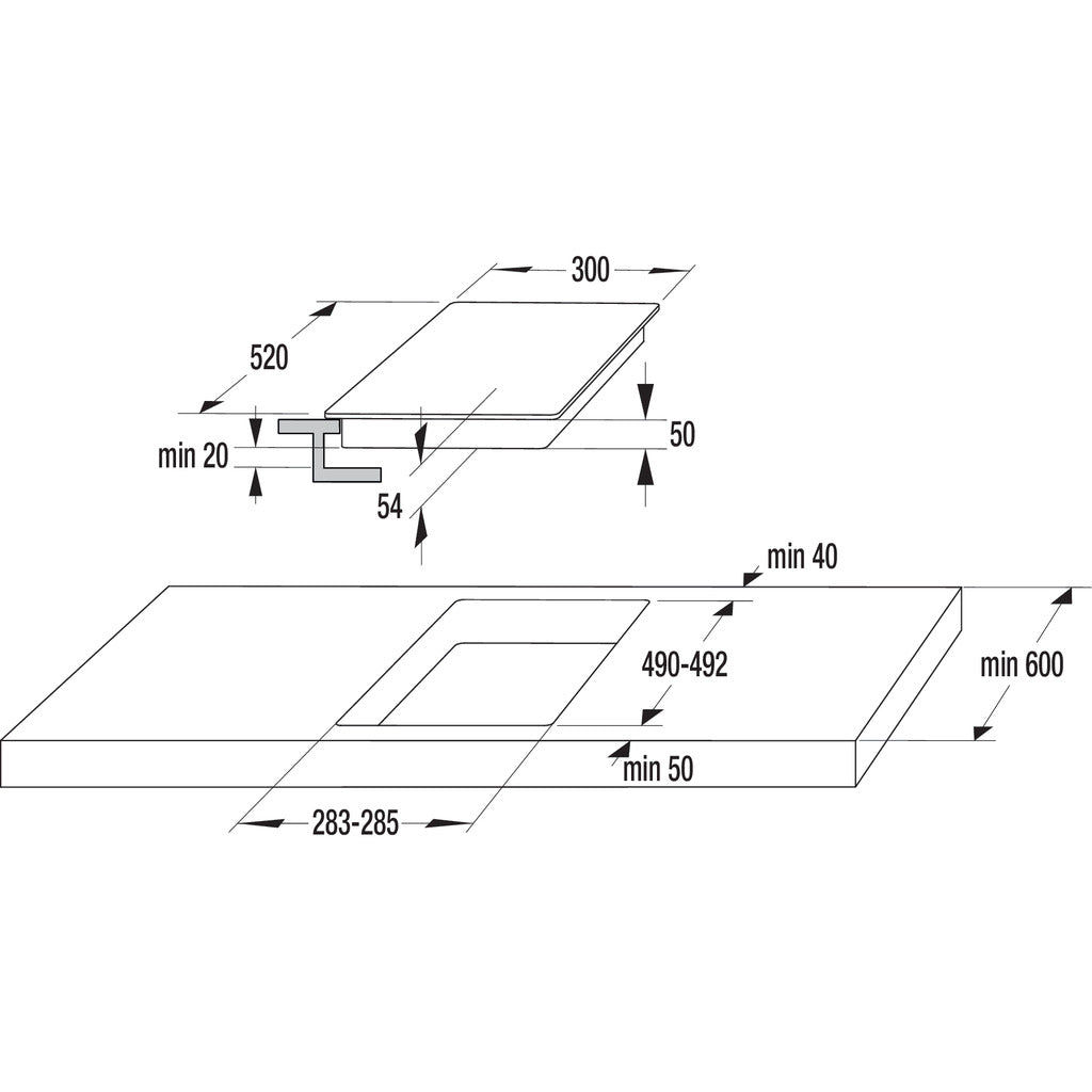 Induction hob IT321BCSC