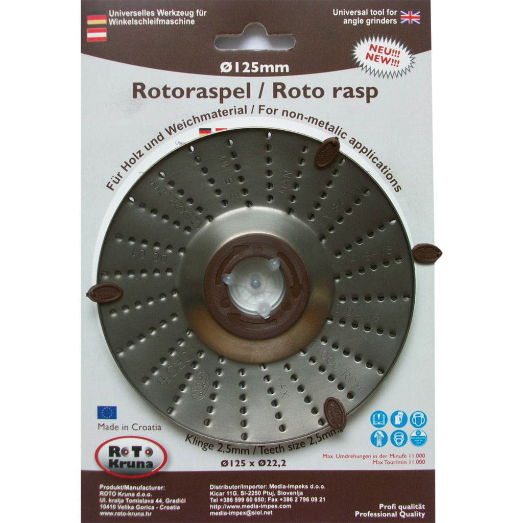 Raspa del rotore / tagliente grosso 2.5