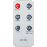 BE COOL Stand- und Tischventilator mit Mückenabwehr