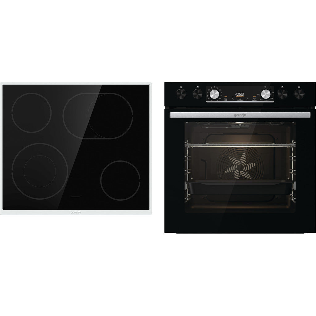 Built-in stove Black Set 4