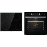 Built-in stove Black Set 4
