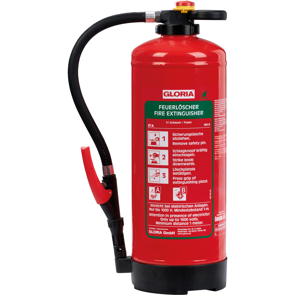 Estintore a ricarica di schiuma senza fluoro SBF 9 PRO