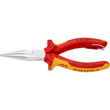 Knipex VDE Flachrundzange mit Schneide / Radiozange