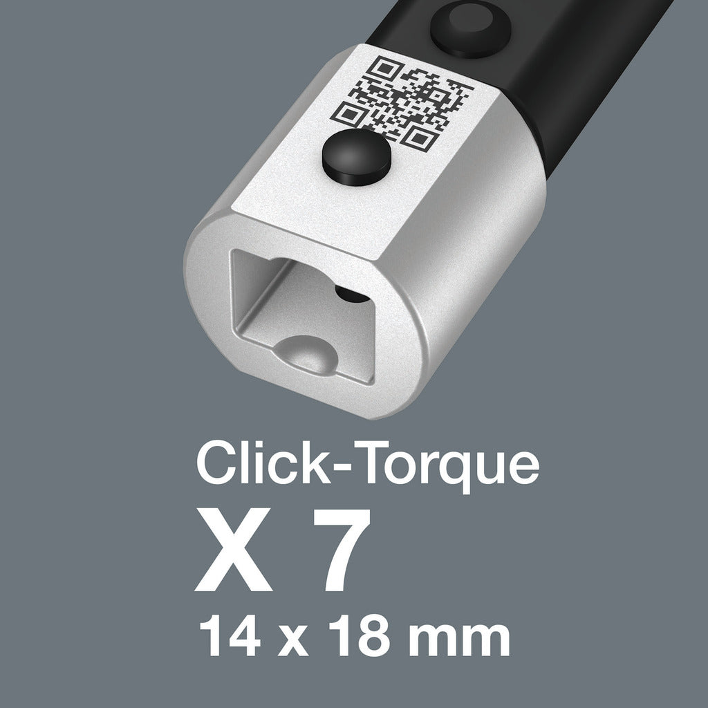 Click-Torque X 7 Drehmomentschlüssel für Einsteckwerkzeuge