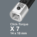 Click-Torque X 7 Drehmomentschlüssel für Einsteckwerkzeuge