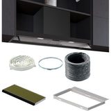 Cappa aspirante + kit di ricircolo Clean Air iQ300 LJ95BCSET