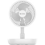 BE COOL Klappventilator mit Akku und Teleskoprohr