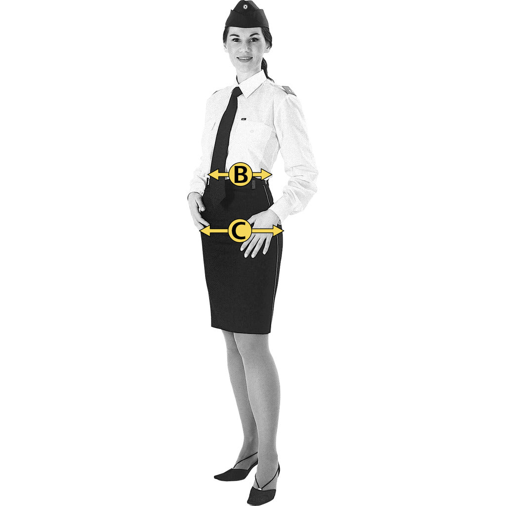 Service skirt "Ladies" black / according to ÖBFV regulations