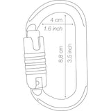 Stahlkarabiner OXAN TRIACT-LOCK