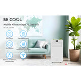 BE COOL Klimagerät 12.000 BTU mit WIFI