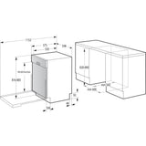 Lavastoviglie parzialmente integrata GI642E90